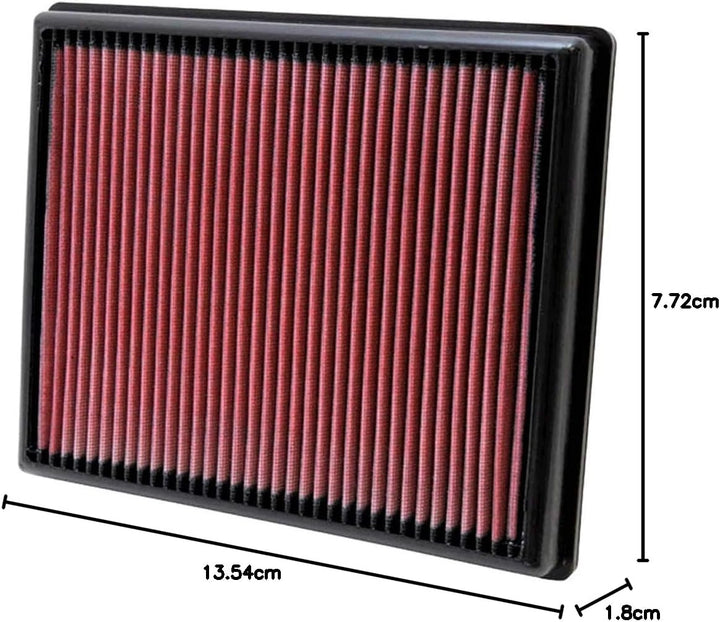 K&N 33-2998 Motorluftfilter: Hochleistung, Prämie, Abwaschbar, Ersatzfilter,Erhöhte Leistung, 2003-2