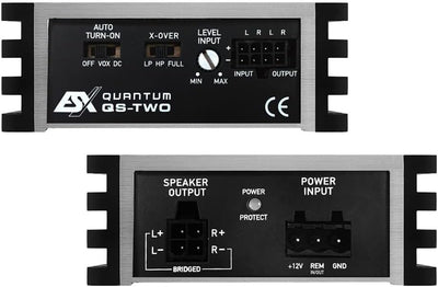 ESX QS-TWO-ISO 2-Kanal Auto/KFZ Plug & Play Upgrade Verstärker/Endstufe kompatibel mit MERCEDES - II