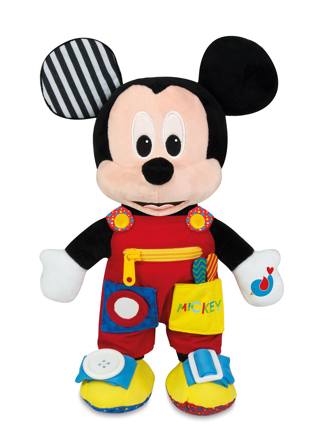 Clementoni 17224 - Disney Baby Mickey Plüsch Mickey Fähigkeiten, Plüsch, Mickey Fähigkeiten, Plüsch