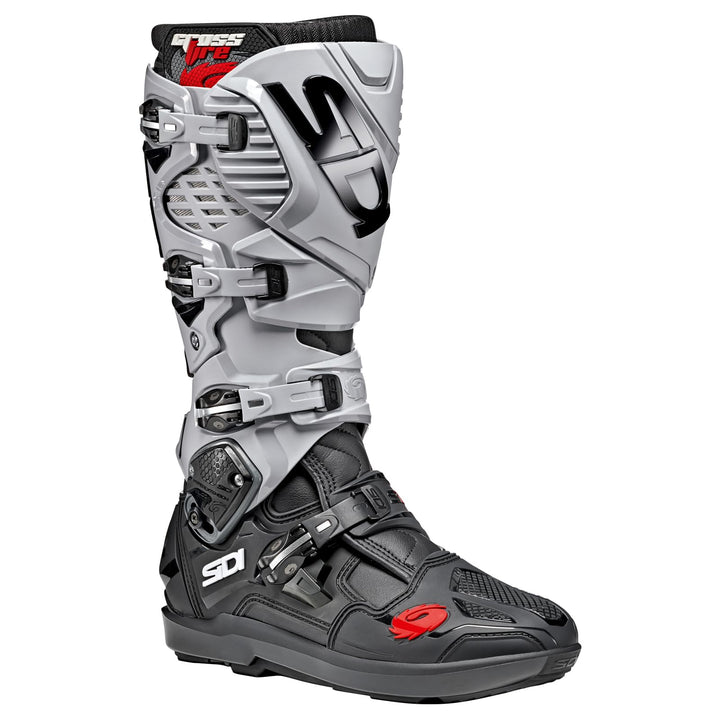 Sidi Herren Crossfire 3 SrsOffroad boots 46 EU Black Ash, 46 EU Black Ash