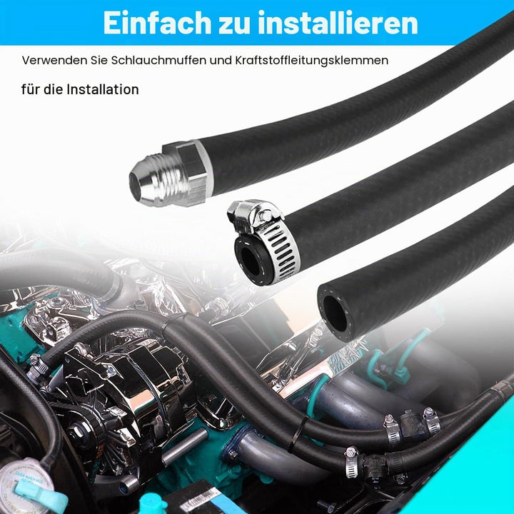 3M Benzinschlauch 6mm Kraftstoffschlauch Ölschlauch Dieselschlauch für Rasenmäher, Moto, Auto, Trakt