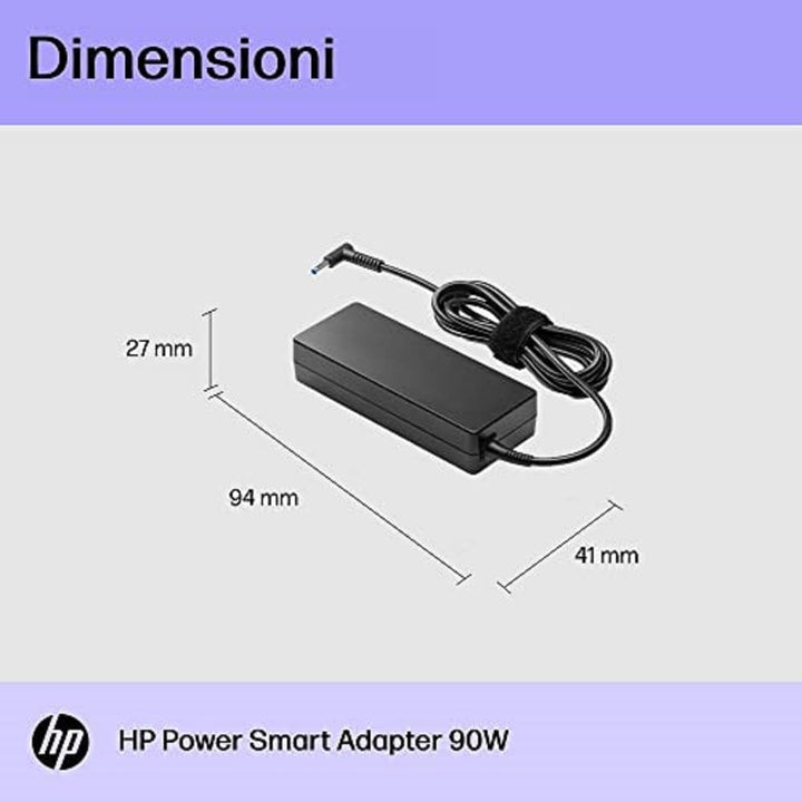 HP 90 Watt Slim Power AC Adapter - Europäische Lokalisierung
