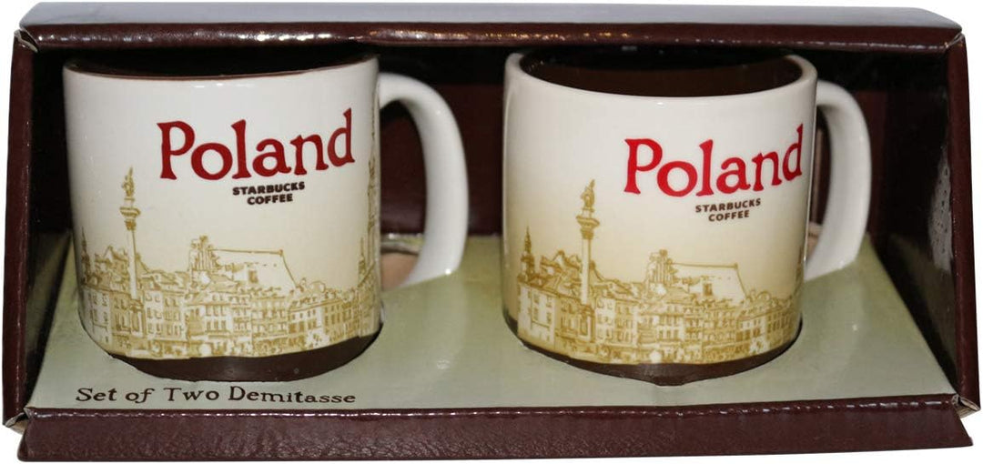 Starbucks Mug Poland/Poland Set of tow Demitasse Coffee Kaffee Polen Espresso