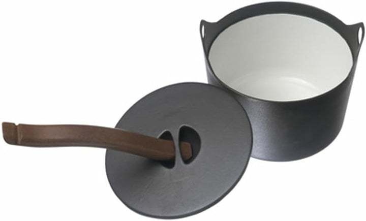 Iittala Sarpaneva Schmortopf aus Gusseisen, mit Holzgriff, 3 l