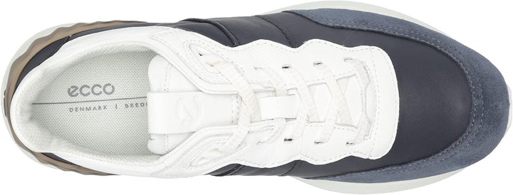 ECCO Herren Astir Retro Sneaker 39.5/40 EU Ombrã Nachthimmel Hellweiã Dynastie, 39.5/40 EU Ombrã Nac