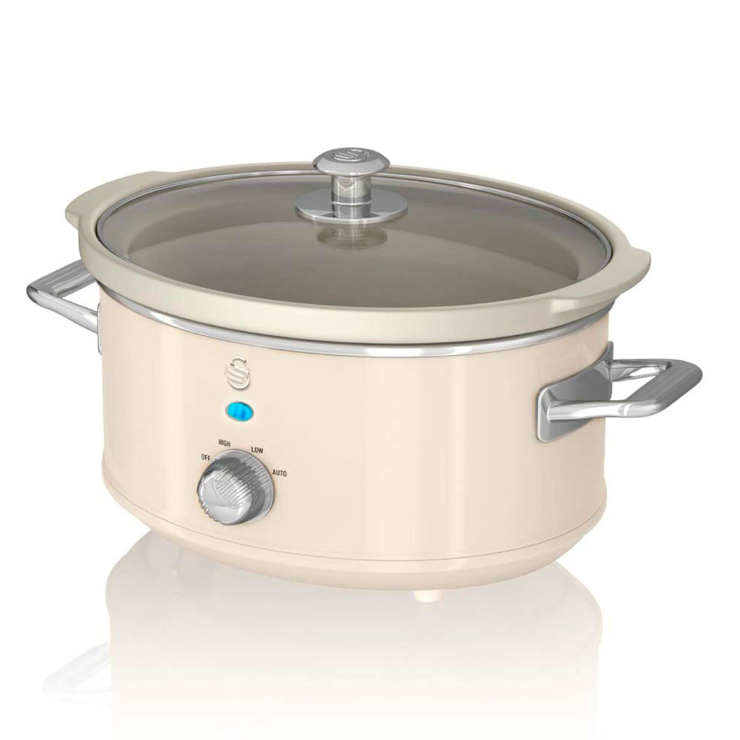 Swan 3,5l Retro Kocher, cremefarben