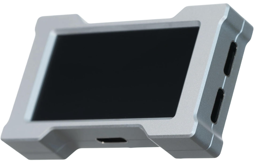 HM Lab ZNEO Gaming USB Hub mit 1,9 Zoll Display, USB 2.0 High-Speed, 2X USB-C & 1x USB-A, 5V Zusatzs