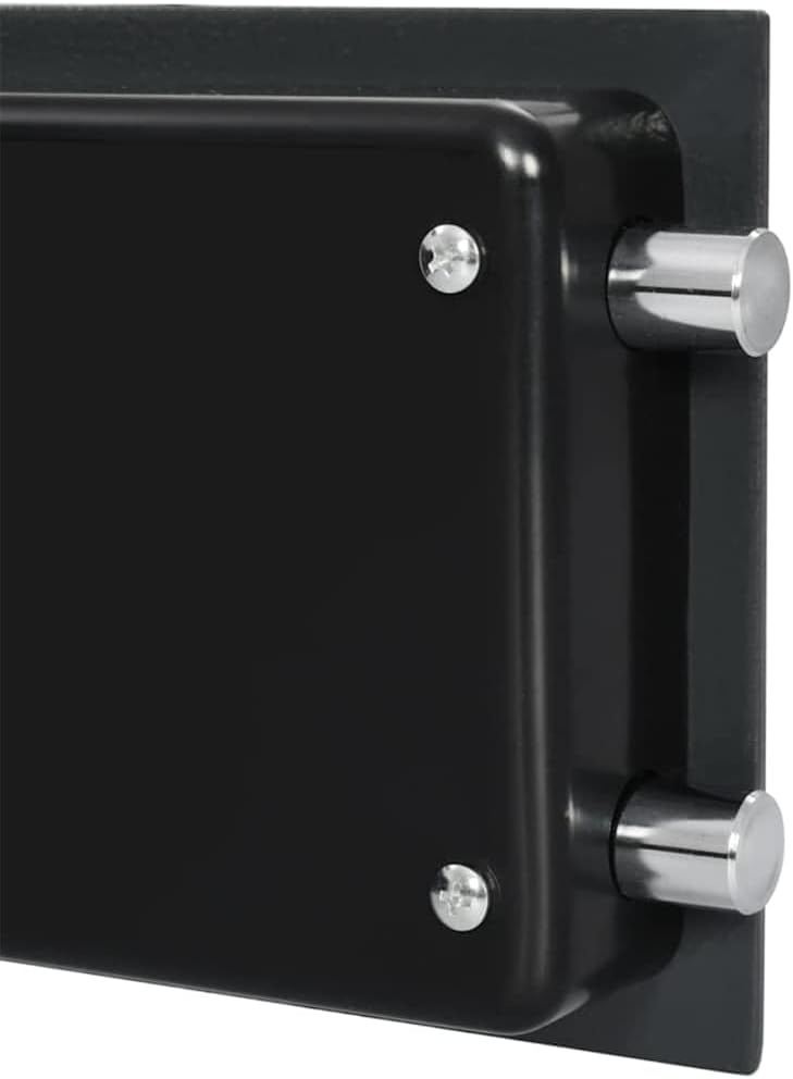vidaXL Digitaler Safe mit Schloss Dunkelgrau 42 x 37 x 20 cm Stahl, Heimwerker Schreibtischsafe, mod