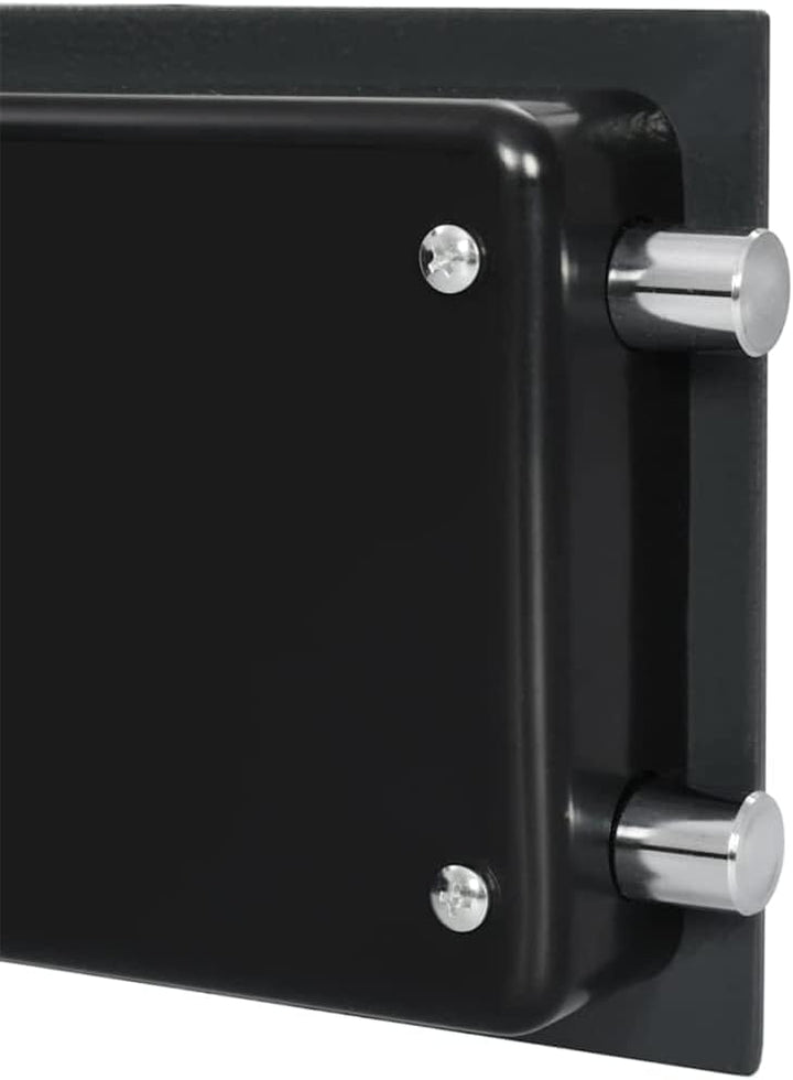 vidaXL Digitaler Safe mit Schloss Dunkelgrau 42 x 37 x 20 cm Stahl, Heimwerker Schreibtischsafe, mod