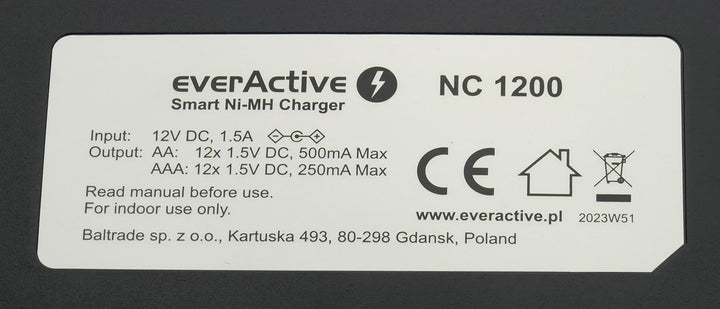 Processor Charger EverActive AAA/AA NC-1200