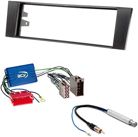 CARAV 11-007-a-12 DIN Autoradio Radioblende Set mit Aktiv Adapter für A3 (8P/8PA) 2003-2008