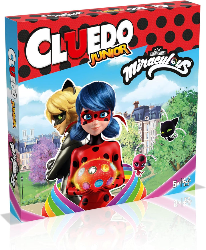 Winning Moves - Club Junior Miraculous – Gesellschaftsspiel – Brettspiel – französische Version