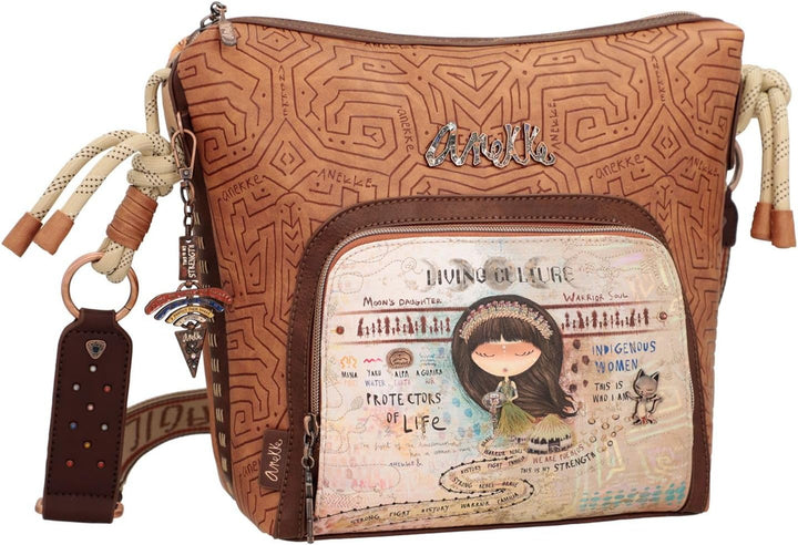 Anekke Damen Umhängetasche 36603-248 Mehrfarbig 33 x 26 x 13 BANDOLERA, bunt