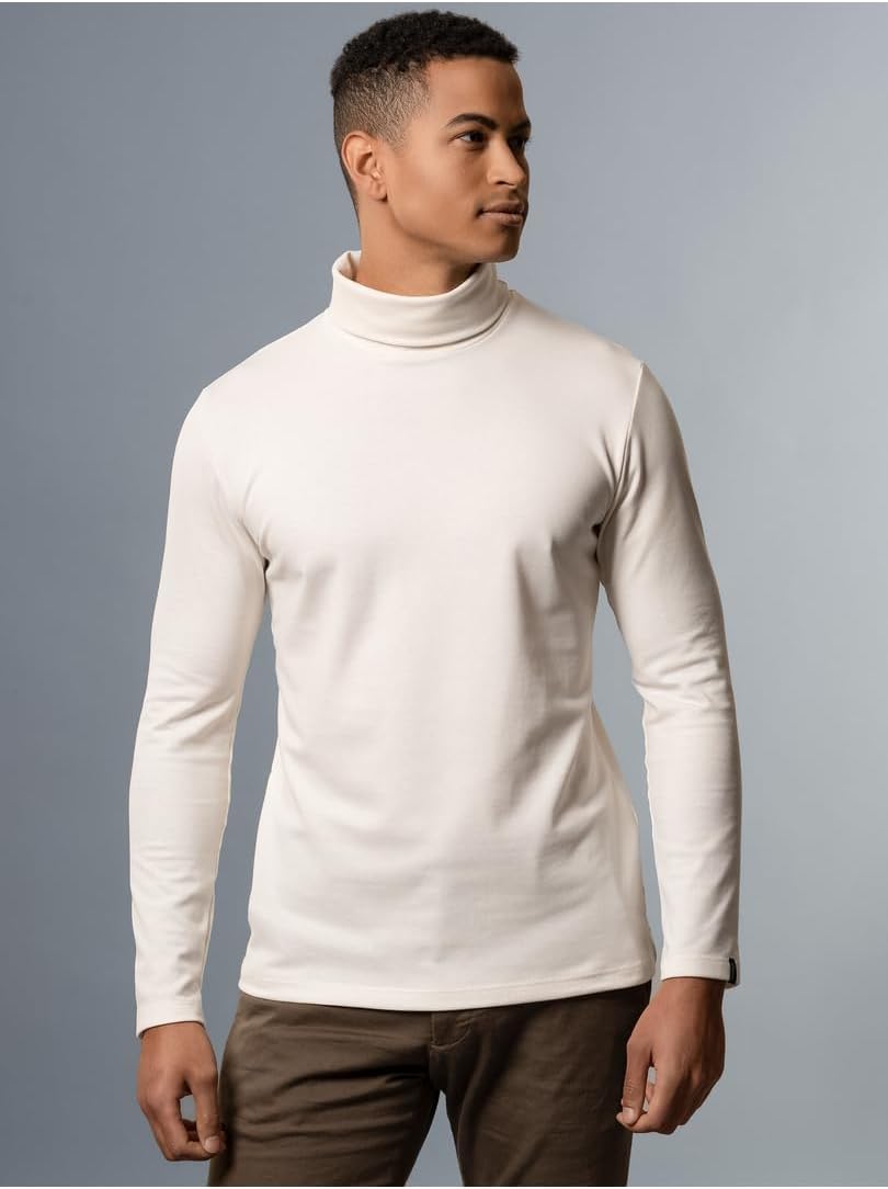 TRIGEMA Rollkragenshirt S Beige, S Beige