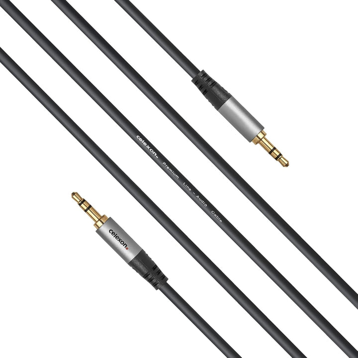 celexon 3,5mm Stereo Klinke Audiokabel 1,5 m - 2x Stecker - Plug & Play - Professional Line 1,5 m St