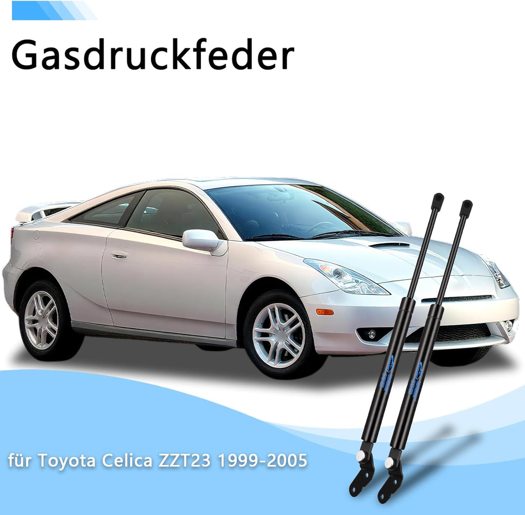 2Pcs Gasfeder Heckklappendämpfer für Toyota Celica ZZT23 1999-2005 Gasdruckfeder Dämpfer Kofferraum