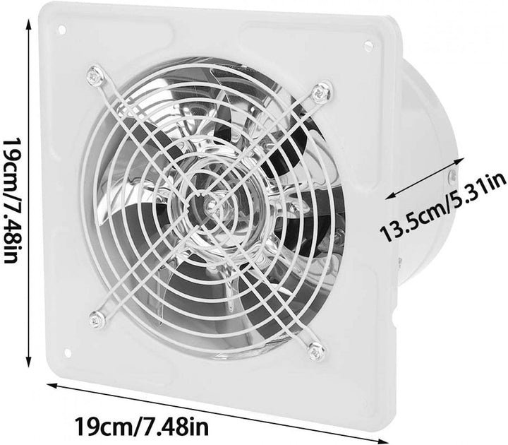 Tyenaza Wandventilator, Abluftventilator, Wandventilator, leiser Ventilator für Badezimmer und Küche
