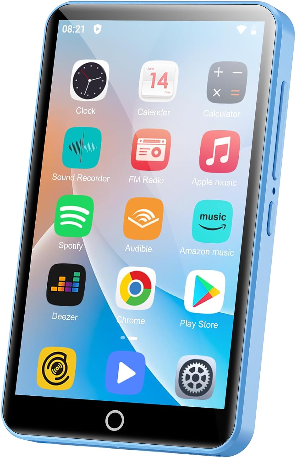 80GB MP3 Player mit Bluetooth und WiFi, Oilsky 4 Zoll 1080P Touchscreen Player, MP3 MP4 Musikplayer,