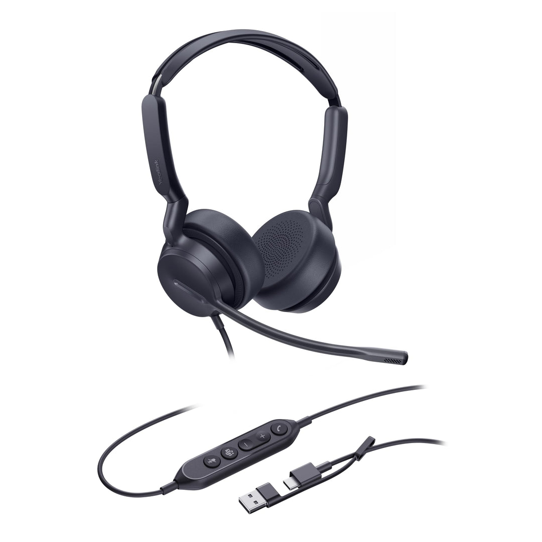 Yealink Headset UH42 Dual Teams USB-C/A, UH42 Dual Teams