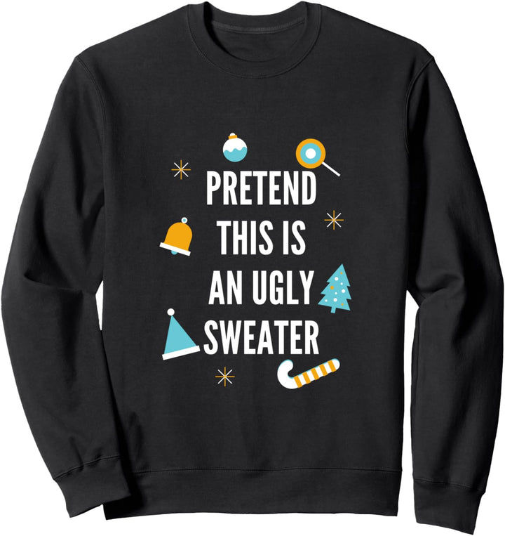 Stellen Sie sich vor, dies sei ein hässlicher Pullover Sweatshirt