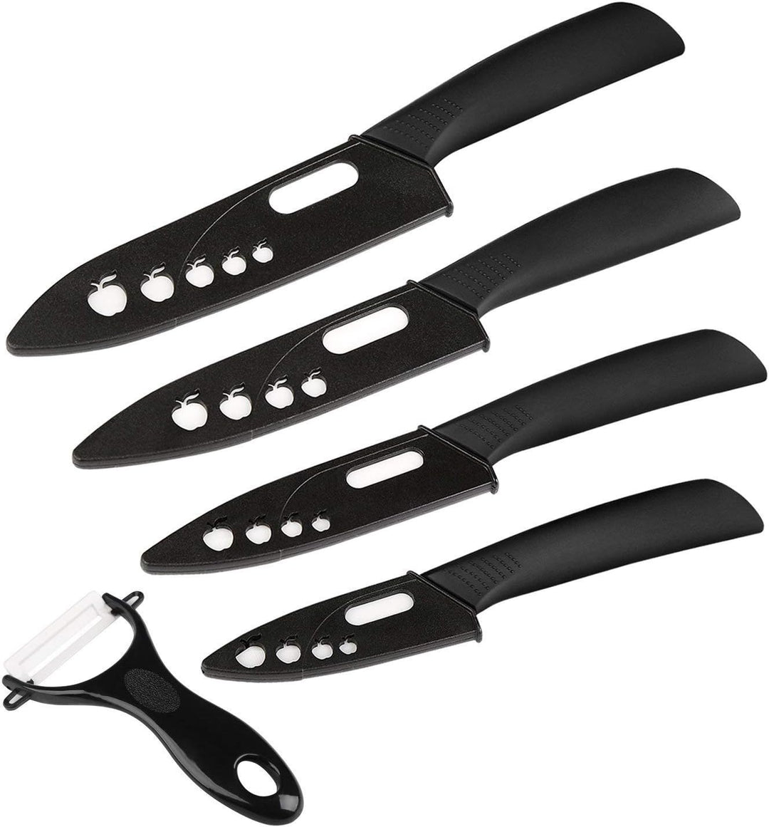 Ballery Keramikmesser Set, Professionelle Küchenmesser aus keramisch 4-teilig Messer (6 Zoll Chefmes