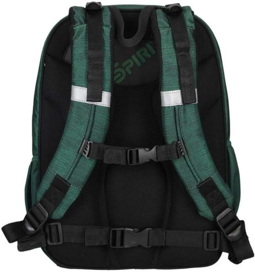 Primus-Versand T-REX - Dinosaurier - SPIRIT Soft 3D - Schulranzen-Set 6 tlg. mit FEDERMAPPE und SPOR