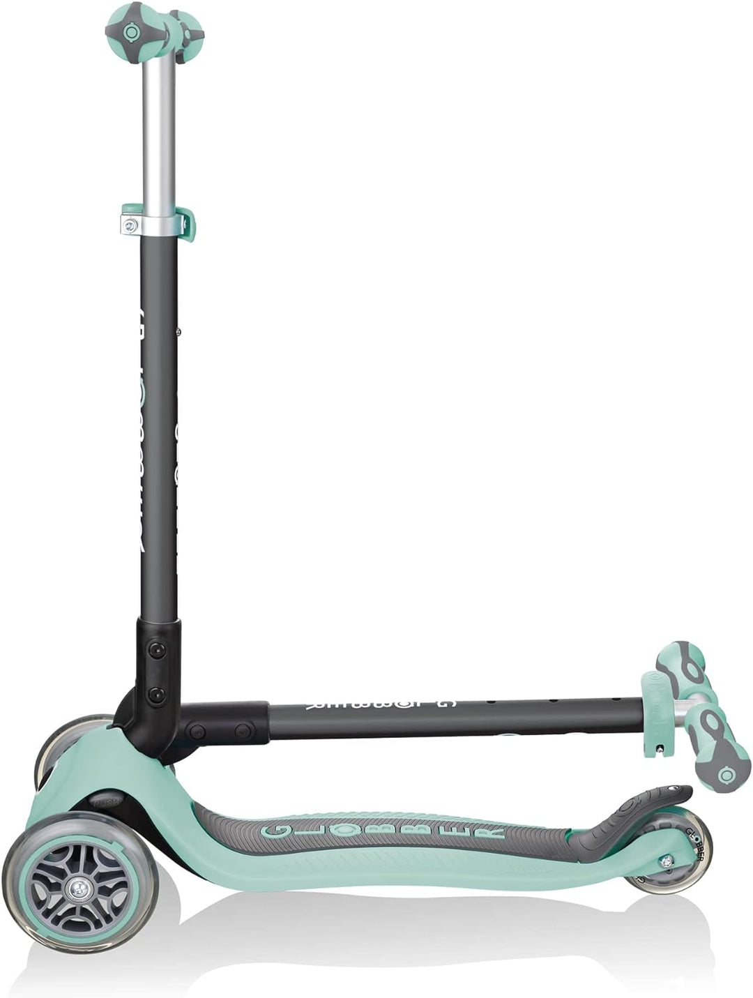 Globber Unisex Jugend Go•up Deluxe – Skalierbarer Tretroller mit 3 Rädern und Sitz für Kinder Von 15