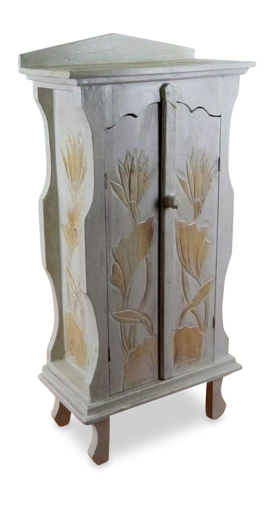 livasia Kleiner 2 türiger Schrank, Badezimmerschrank, Wäscheschrank, Garderobenschränkchen, Nachtsch