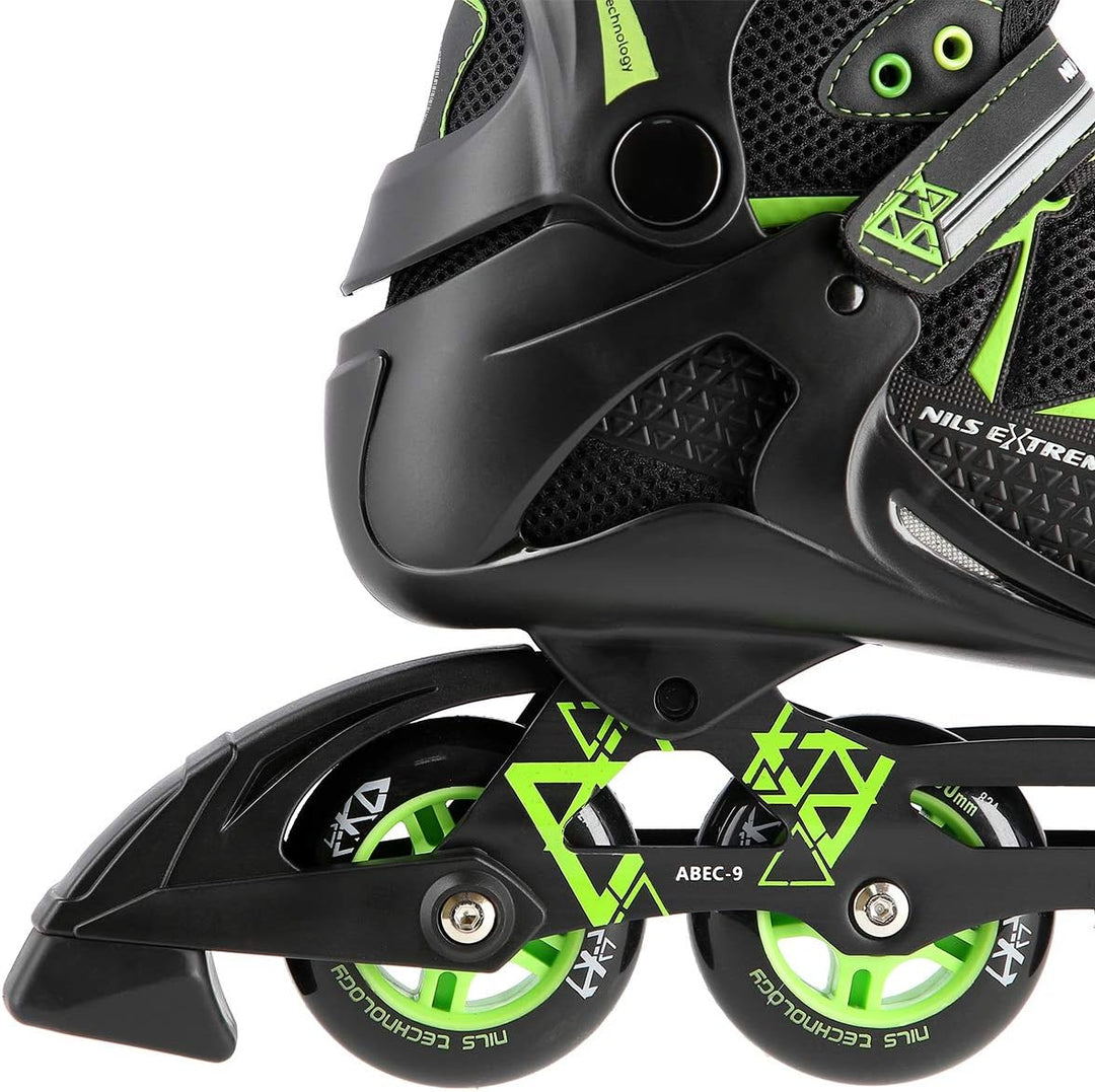 Nils Extreme Inliner für Herren und Damen - Inline Skates - ABEC9 Kugellager – Rollschuhe Erwachsene
