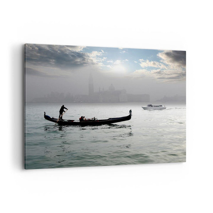 Bilder auf Leinwand 100x70cm Leinwandbild Venedig italien stadt wasser Gross Wanddeko Bild Schlafzim