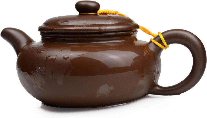 Yxhupot Teekanne, 450 ml, chinesischer Zisha-Ton, für Tee, Kaffee, Archaize Fanggu (L)