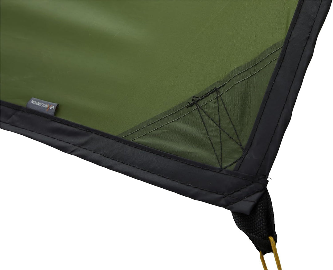 GRAND CANYON Zuni 3, 3 x 3m Multifunktion Tarp / Sonnensegel inkl. Stangen, Zeltplane, Wasserdicht,