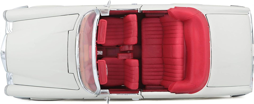 Maisto Mercedes 280SE, Modellauto mit Federung, Massstab 1:18, Türen und Motorhaube beweglich, Ferti