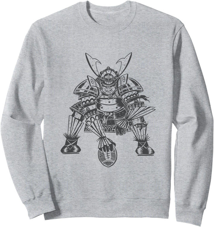Traditioneller japanischer Samurai der Football spielt Sweatshirt