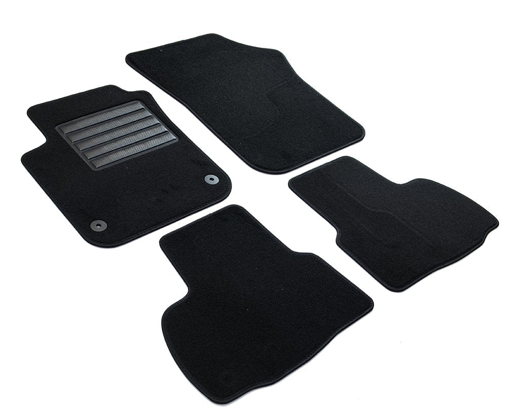 MDM SP-3201 Fussmatten Velours Autoteppich passend für Seat Mii / Volkswagen Up / Skoda Citigo 2012>