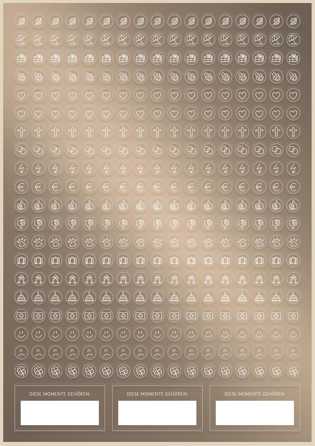 rido/idé 10-Jahres-Kalender Premium 2025-2034 „10 Years of Moments“ | A4, Kunstleder