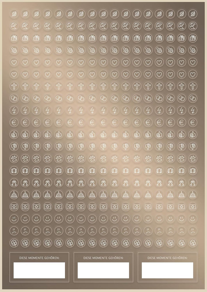 rido/idé 10-Jahres-Kalender Premium 2025-2034 „10 Years of Moments“ | A4, Kunstleder
