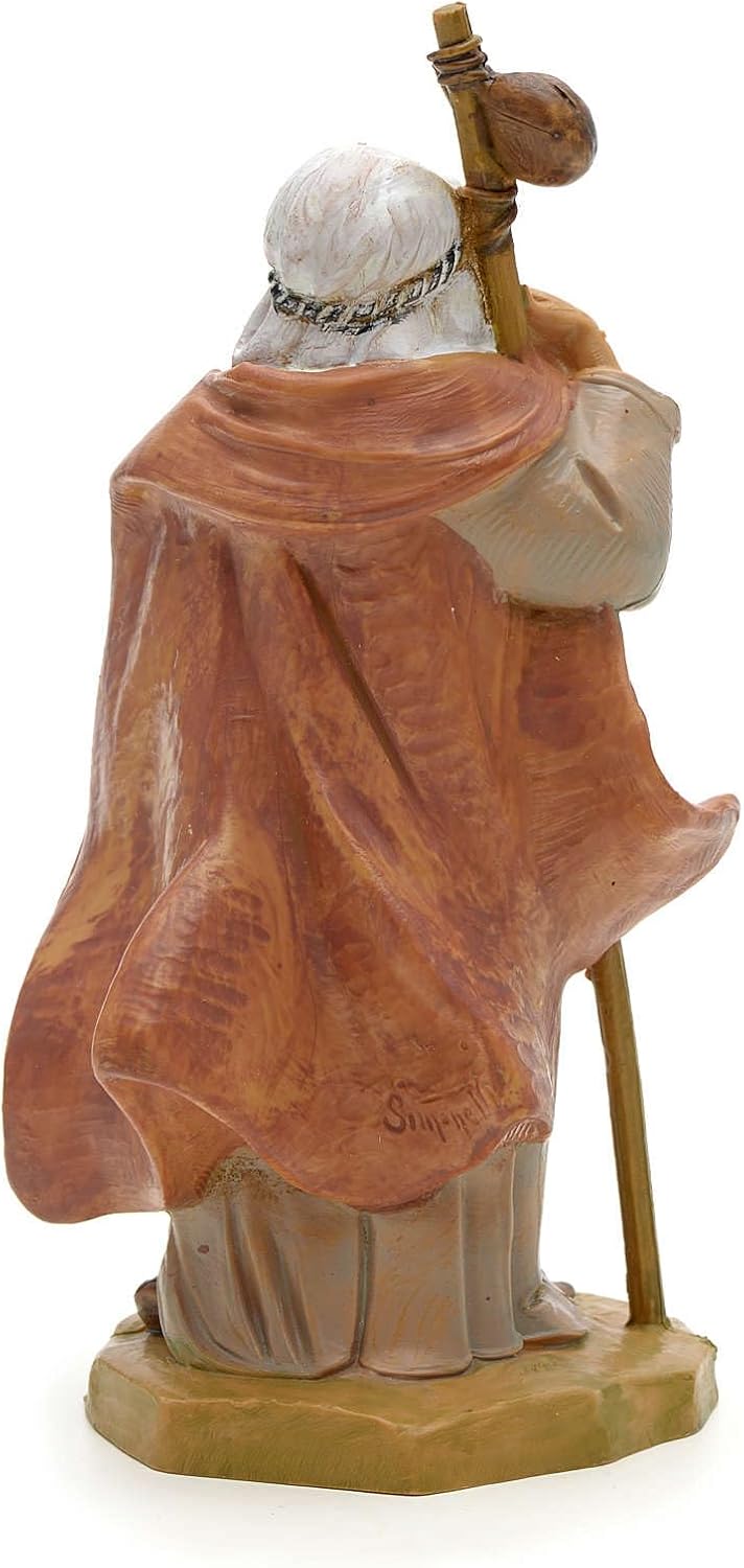 Holyart Krippenfigur eines Schäfers 12 cm Fontanini