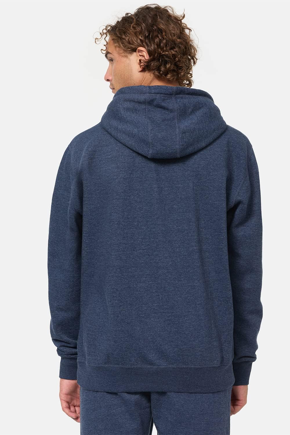 Lonsdale Herren Gledfield Sweatshirt L Marl Navy/Orange, L Marl Navy/Orange