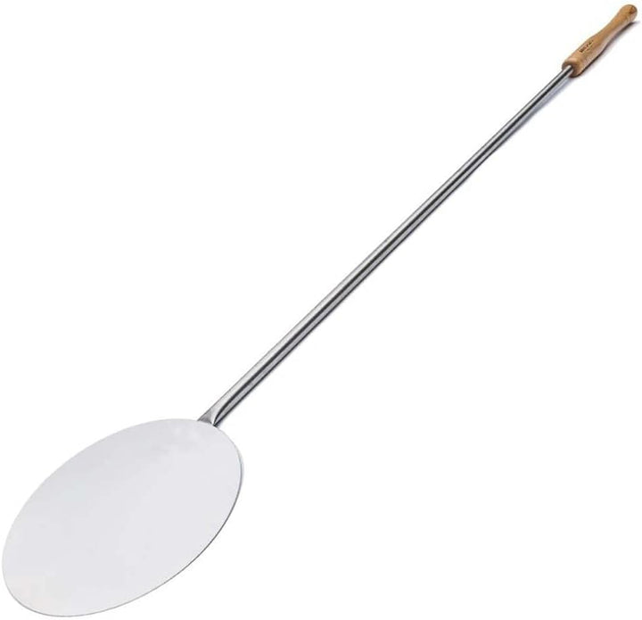 GIEMME 4 Stücke Pizzaschaufel-Set aus Edelstahl Für Tiefe Öfen 70/80 Cm