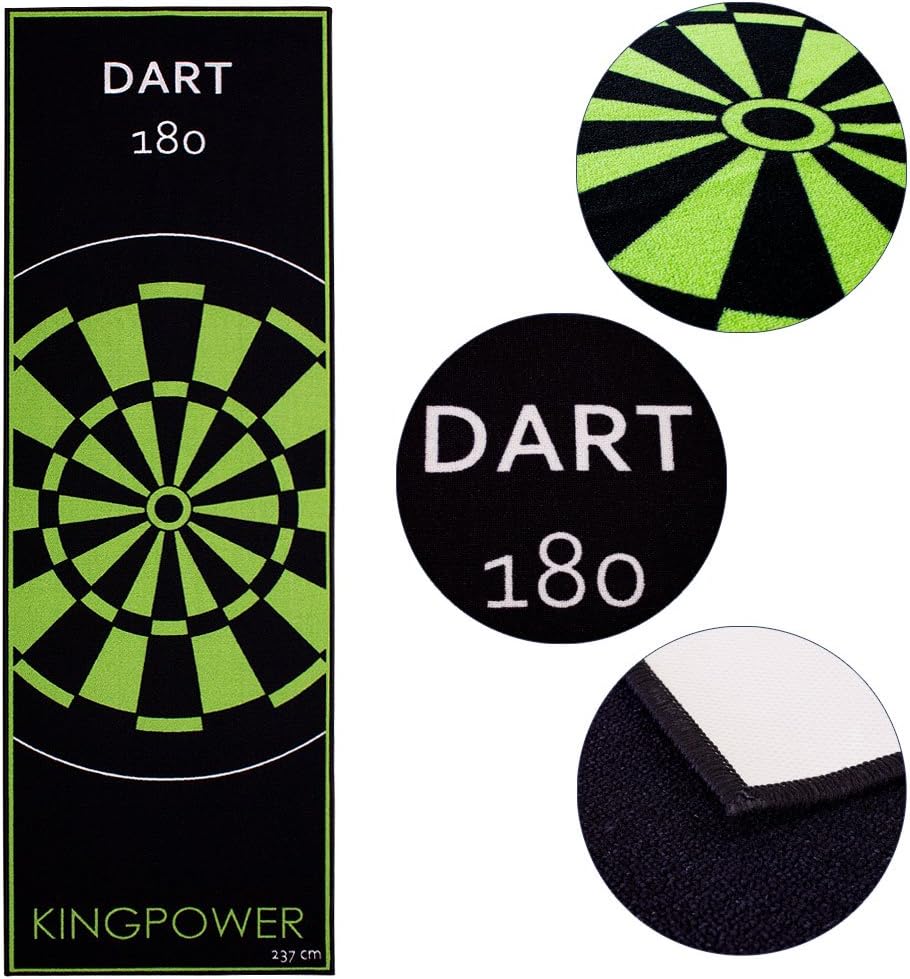 Kingpower Dartmatte Dart Teppich Turnier Matte Abwurflinie Bodenschutz Zubehör Dartpfeile Dartscheib