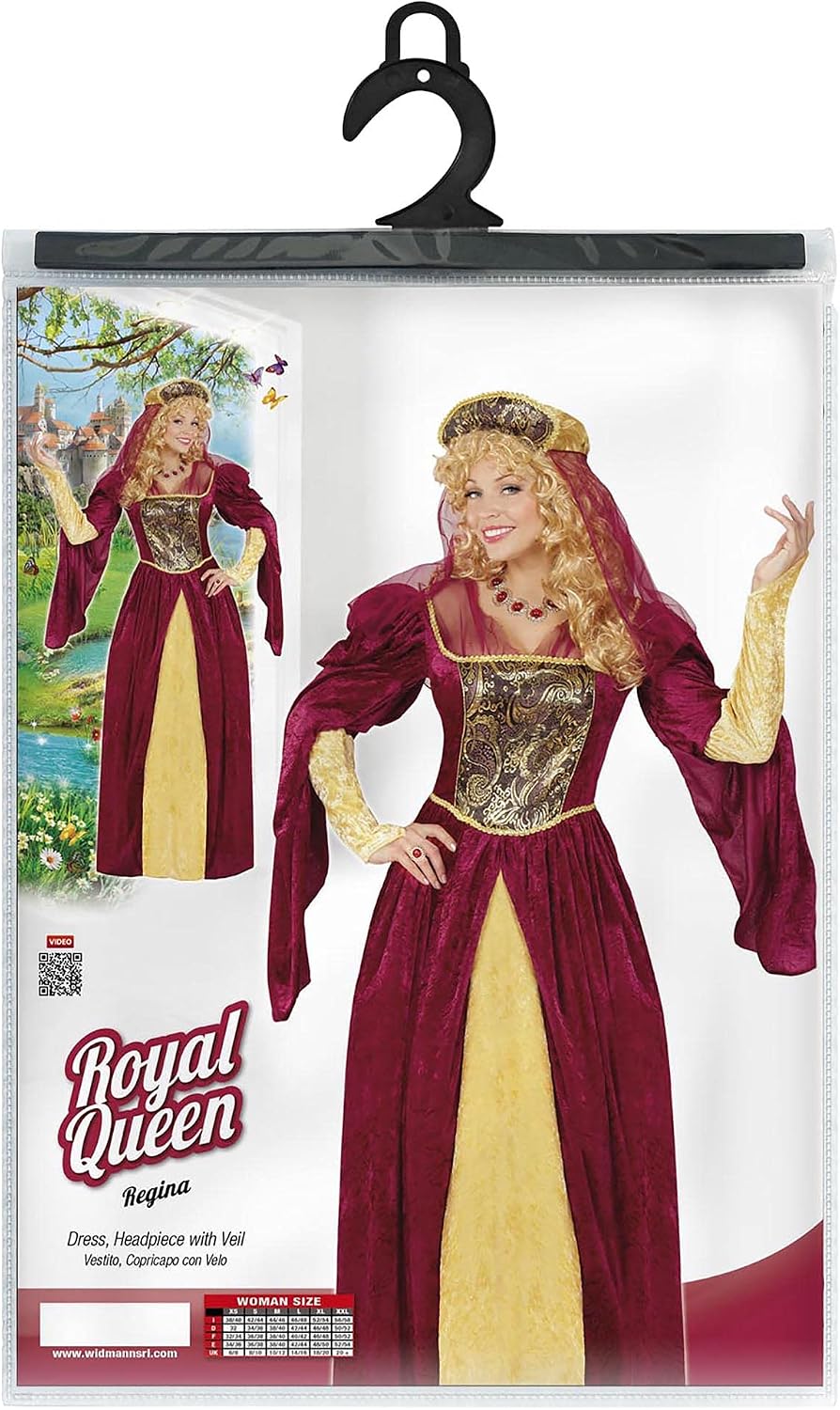 "ROYAL QUEEN" (dress, headpiece with veil) - (M), M