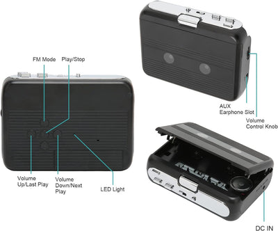 für Sony Walkman Kassettenspieler für Philips für Persönlichen Kassettenspieler Abs Ton007B Bluetoot