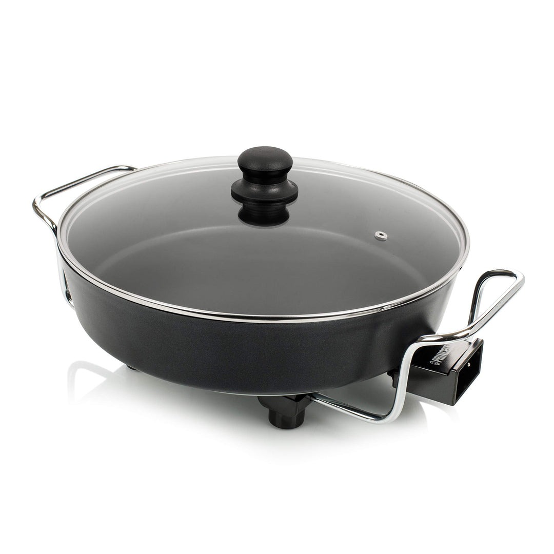 Princess Multi Wonder Chef Elektropfanne - 35cm Ø Bratfläche, 5,4 Liter Fassungsvermögen, 1800 Watt,