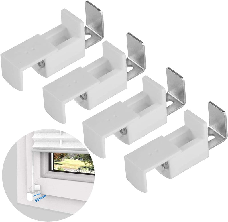OBdeco Plissee Rollo Klemmfix ohner Bohren lichtdurchlässig Crushed Optik Faltrollo für Fenster und
