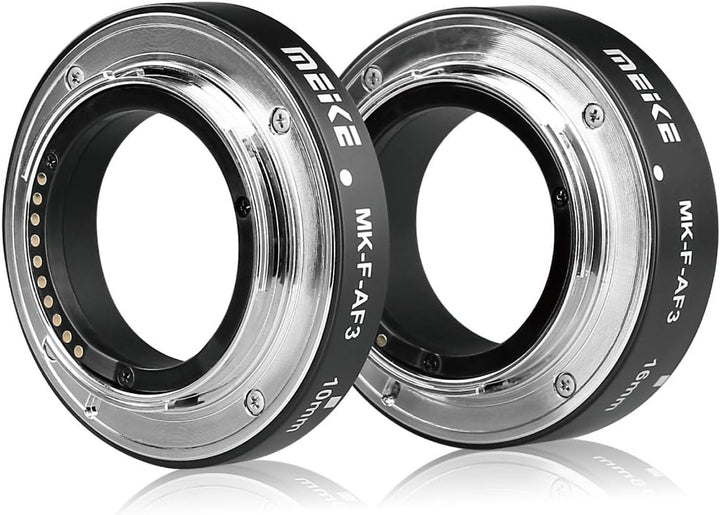 Meike MK-F-AF3 Auto Fucus Macro Extension Tube for Compatible with Fujifilm Mirrorless Camera(10mm 1