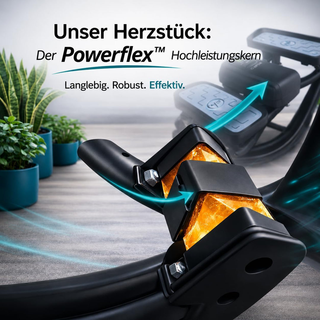 Mini Stepper Alternative - Rollslider - Fitnessgerät für zuhause - leise & gelenkschonend kompakt mi