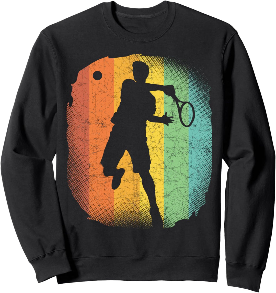 Tennis Vintage Grafik Geschenk für Tennisspieler Sweatshirt