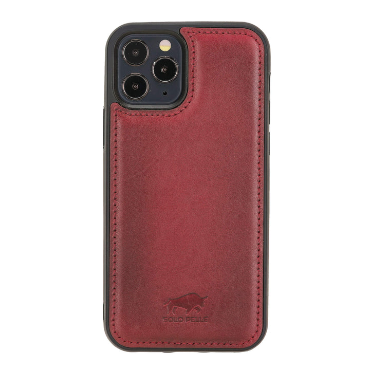 Solo Pelle Lederhülle für das iPhone 12 Pro Max in 6.7 Zoll Stanford Case Leder Hülle Ledertasche Ba