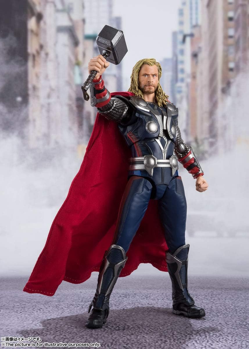 Sconosciuto 179434 – Marvel Avengers – Sh Figuarts – Thor 15 cm, Mehrfarbig, One Size